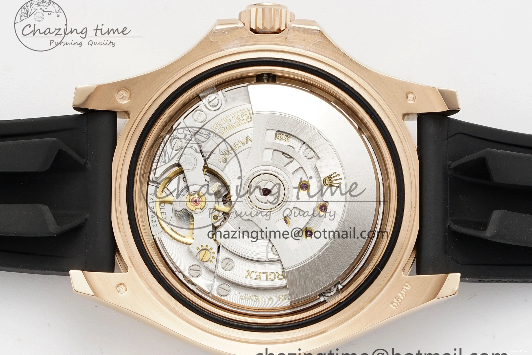 0124 Stretchable Yacht-Master 126655 C+F 1:1 Best Edition Black Ceramic Bezel on Oysterflex Rubber Strap VR 1955